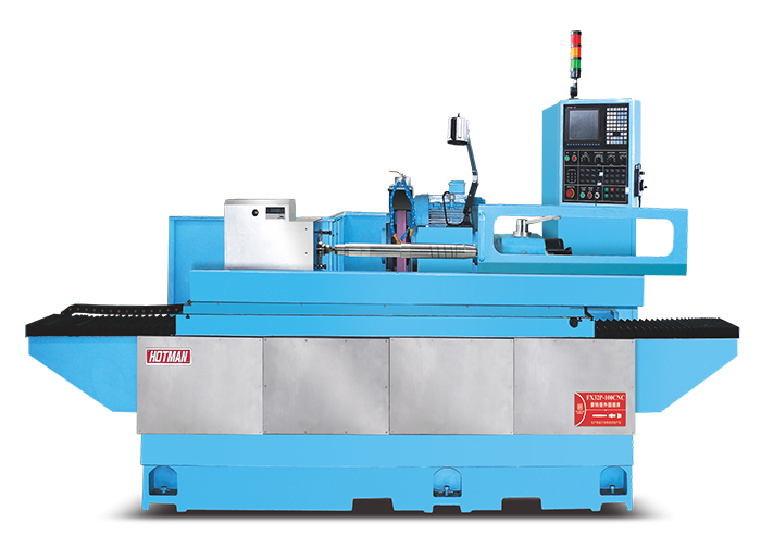 FX32P-100CNC高精度數(shù)控外圓磨床,長度1000以內(nèi)軸類工件加工研磨加工得心應(yīng)手，通過程序設(shè)定實(shí)現(xiàn)到臺(tái)階高精度研磨